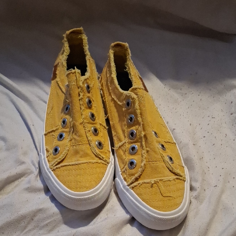Blowfish Yellow Kids Sneakers
